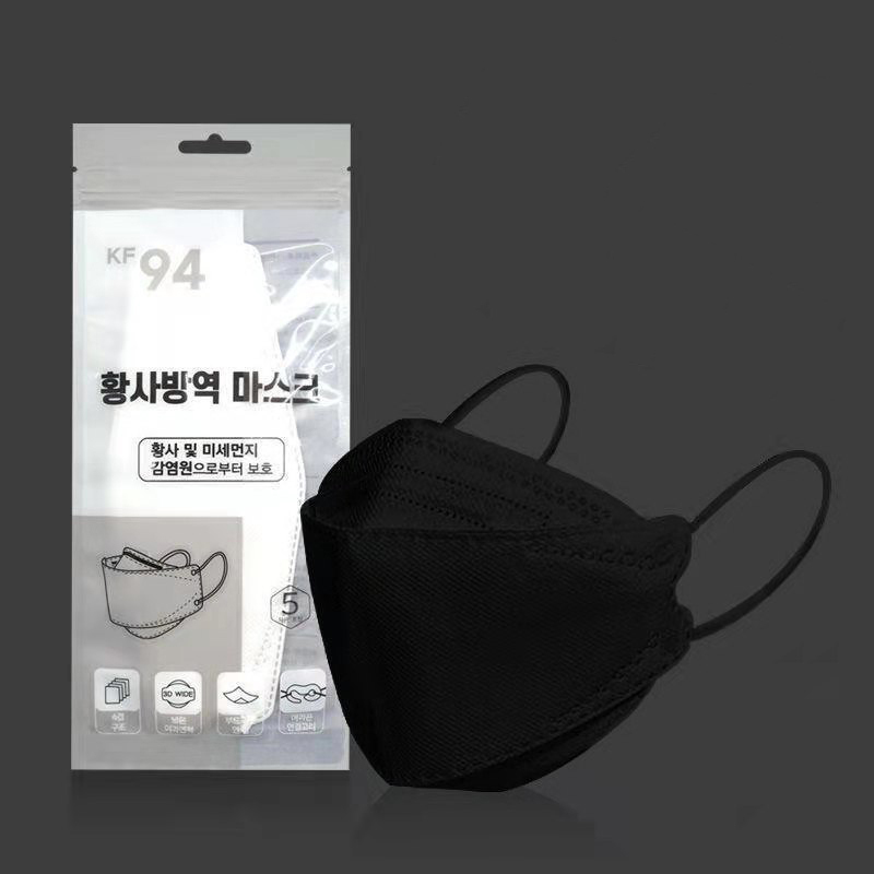 100Pcs KF94 Colorful Washable KF94 facemask KF94 Adult Face Color Masks ma sk Non-woven Disposable 100 pcs Filter Unisex pink yellow red color Single Facial kf94mask original 100 pcs